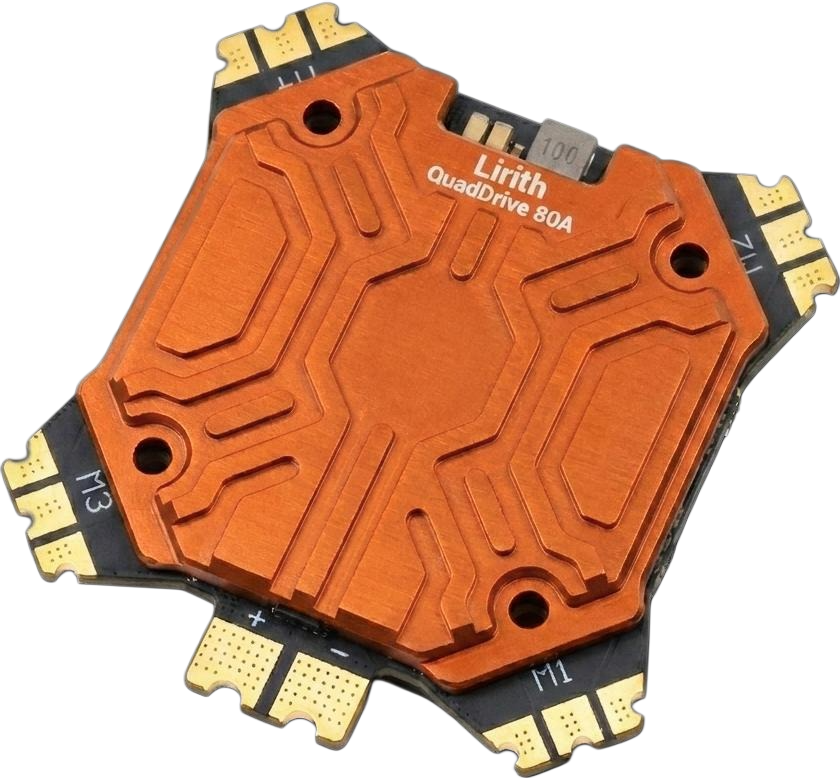 Lirith QuadDrive 80A — top view